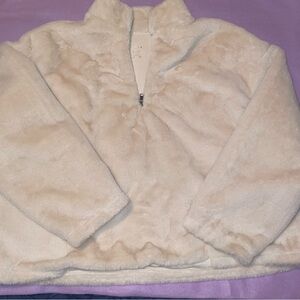 Cozy Cream Faux Fur pullover